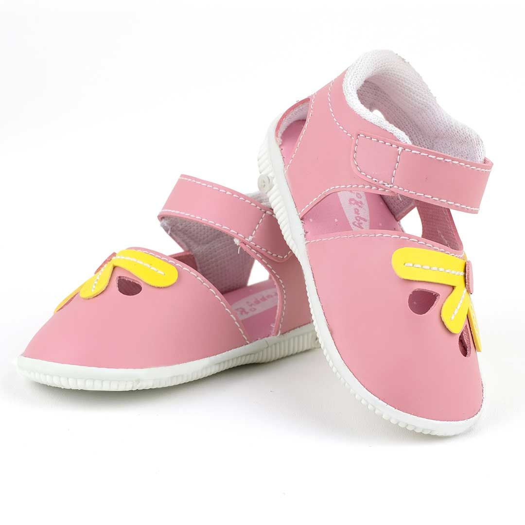 Happy Baby - Sepatu Bayi Bunyi Perempuan - SB-978 - Pink - Size 21 - 5