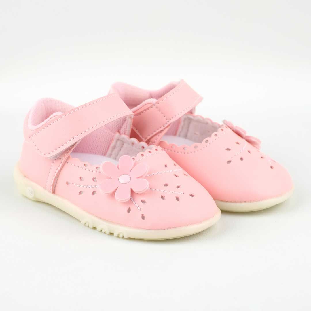 Happy Baby - Sepatu Bayi Bunyi Perempuan - PCB-851 - Pink - Size 22 - 1