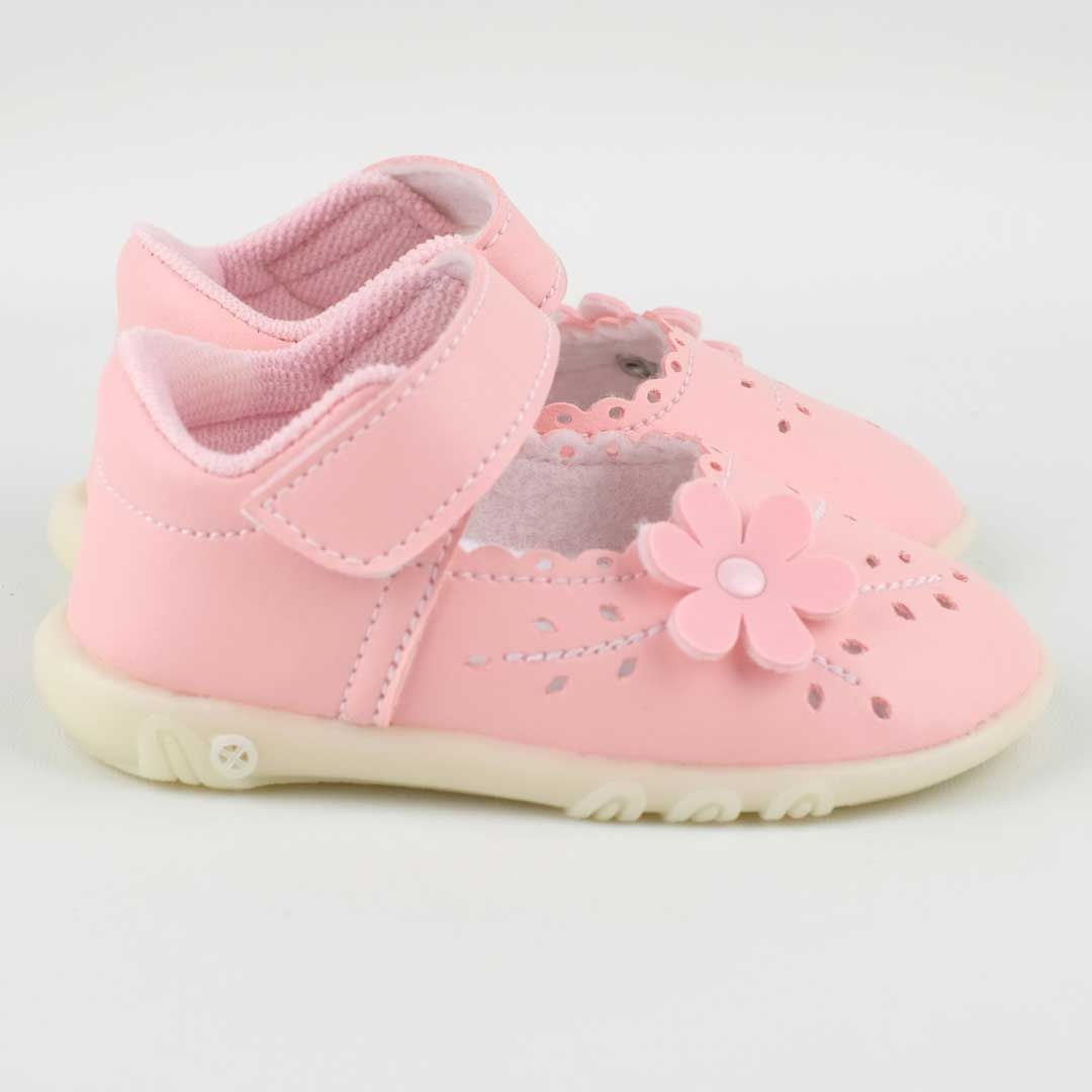Happy Baby - Sepatu Bayi Bunyi Perempuan - PCB-851 - Pink - Size 22 - 2