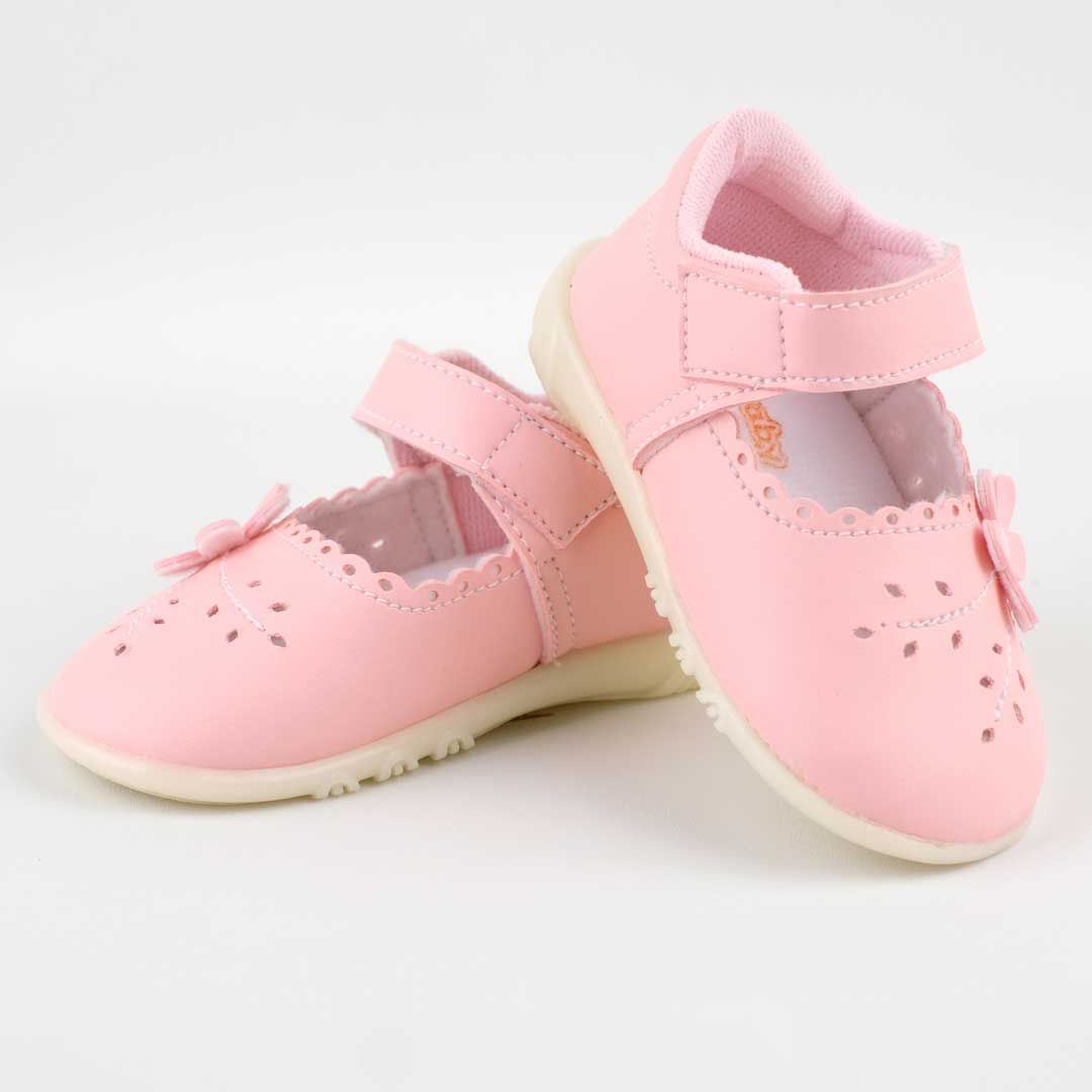 Happy Baby - Sepatu Bayi Bunyi Perempuan - PCB-851 - Pink - Size 22 - 5
