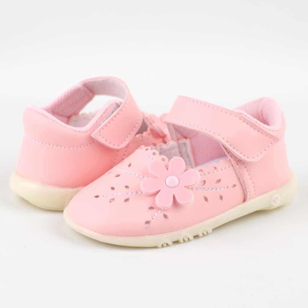 Happy Baby - Sepatu Bayi Bunyi Perempuan - PCB-851 - Pink - Size 21 - 4