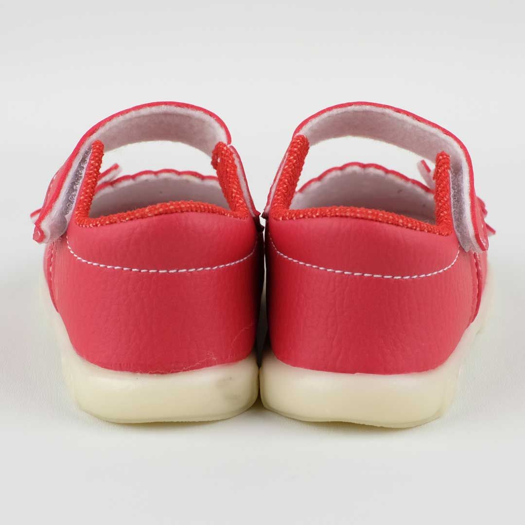 Happy Baby - Sepatu Bayi Bunyi Perempuan - PCB-851 - Red - Size 21 - 3