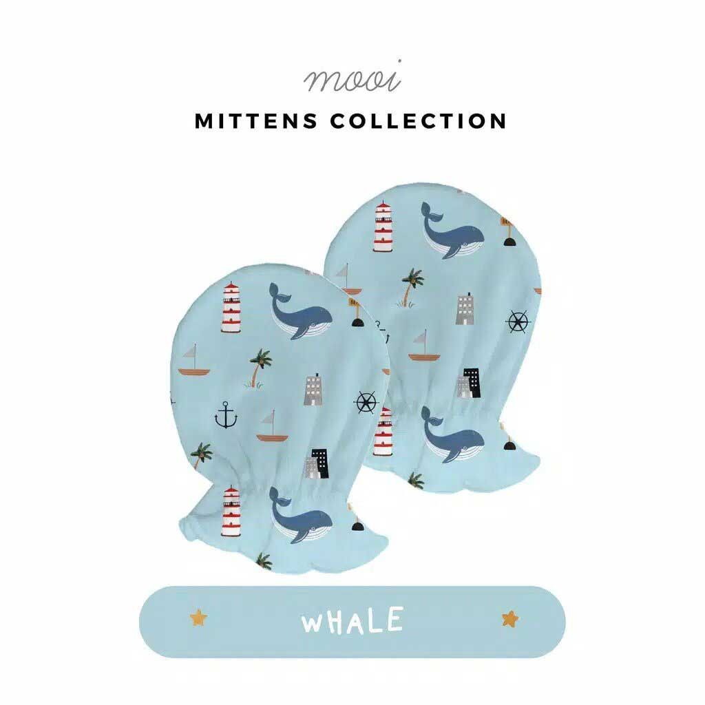 Sarung Tangan MOOI ( Mittens MOOI ) Whale - 1