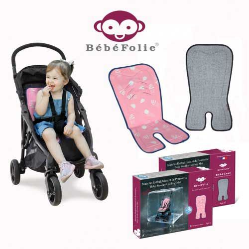 Bebefolie Baby Stroller Cooling Mat Pink - 1