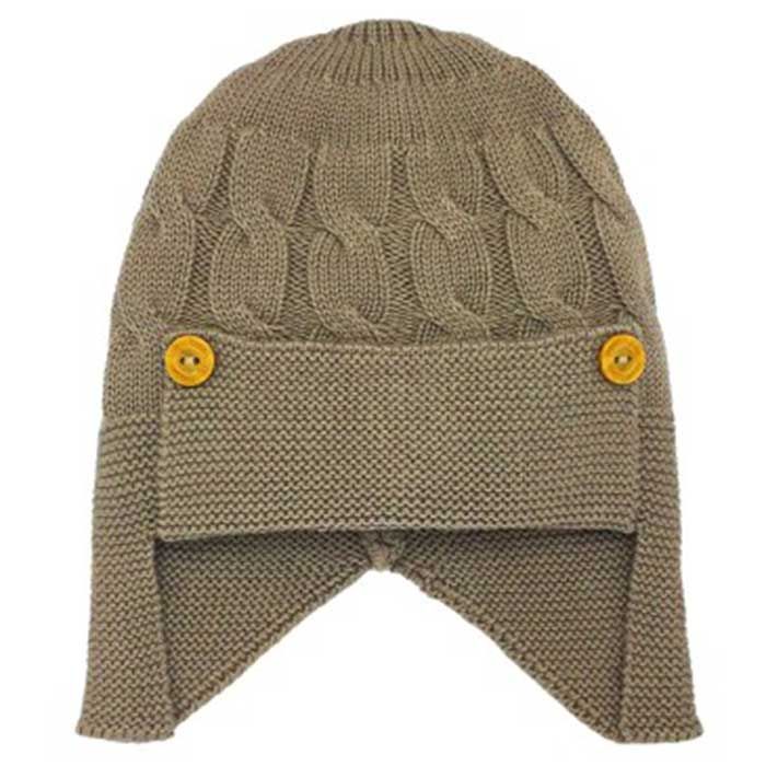 Bamboo Knit Hat Army - Walnut - BBHA-WAL - 1