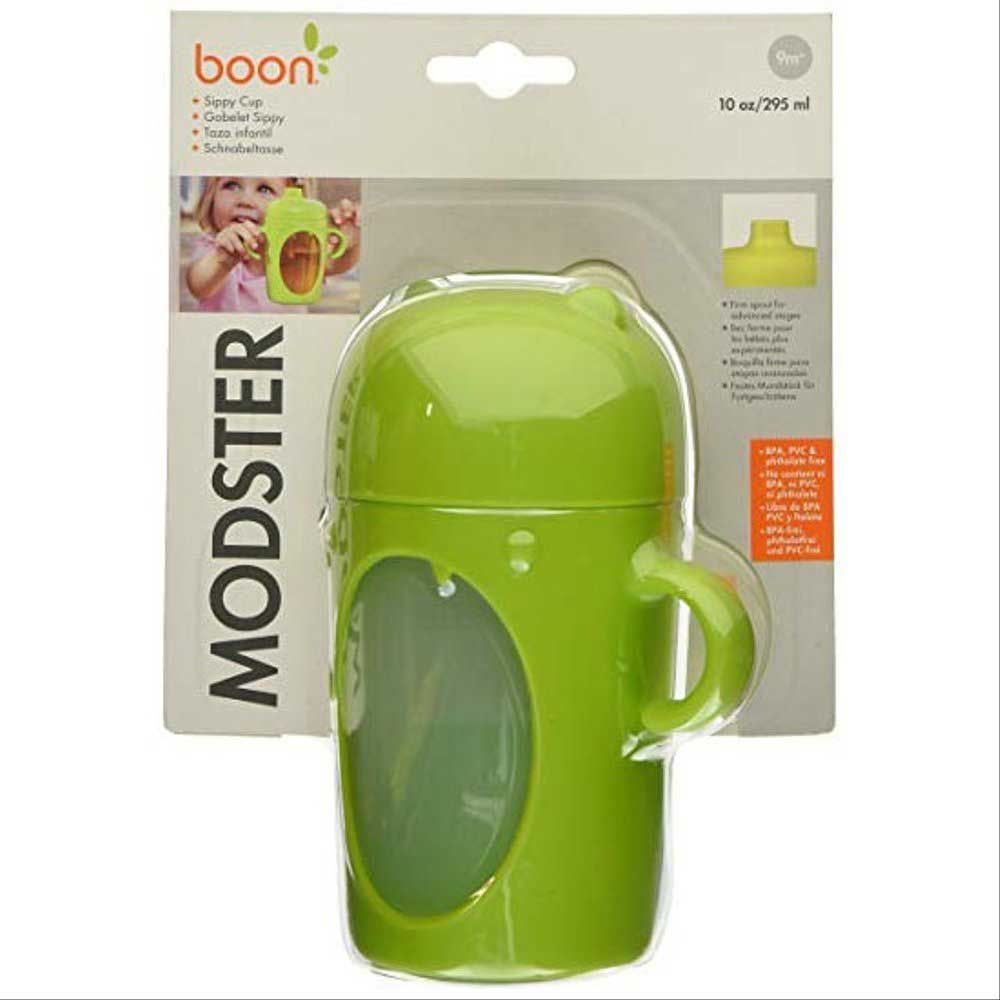 Boon Modster Sippy Cup 10 Oz (Green) - 10096 - 2