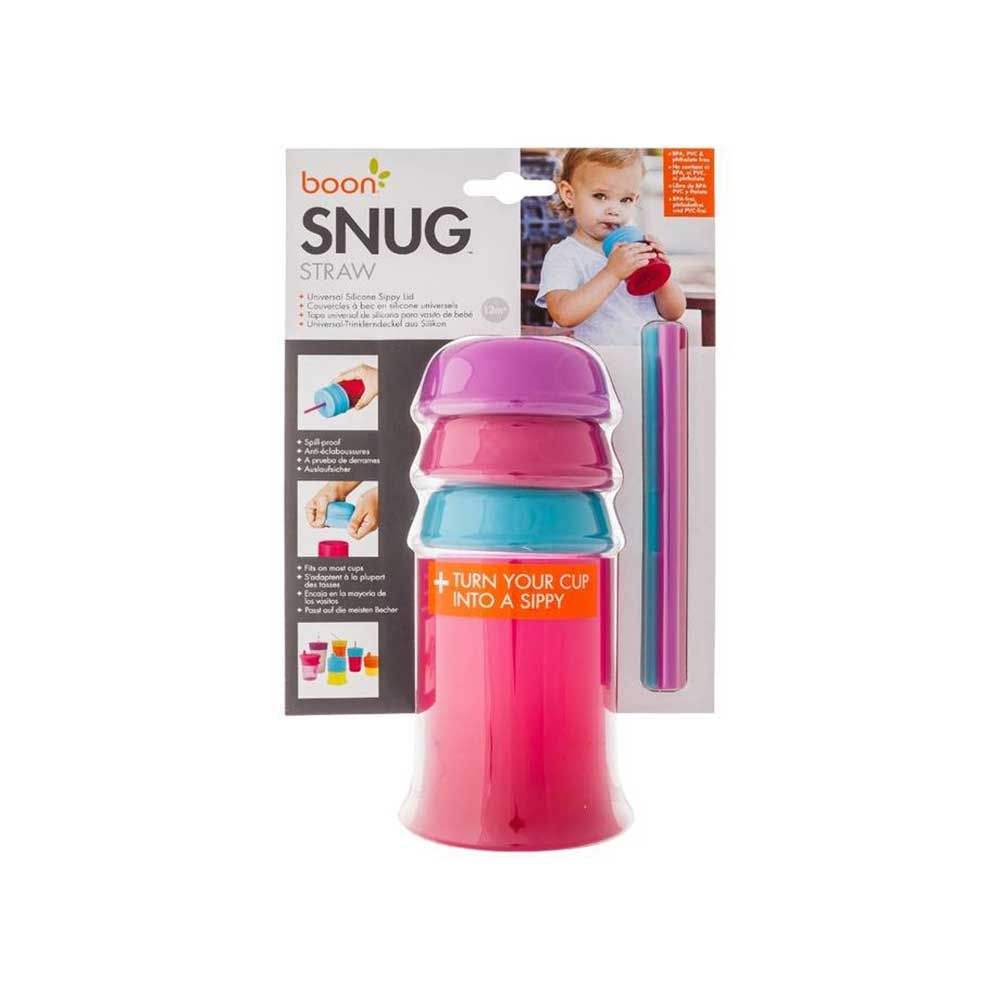 Boon Snug Straw With Cup - Girl  - 11146 - 2