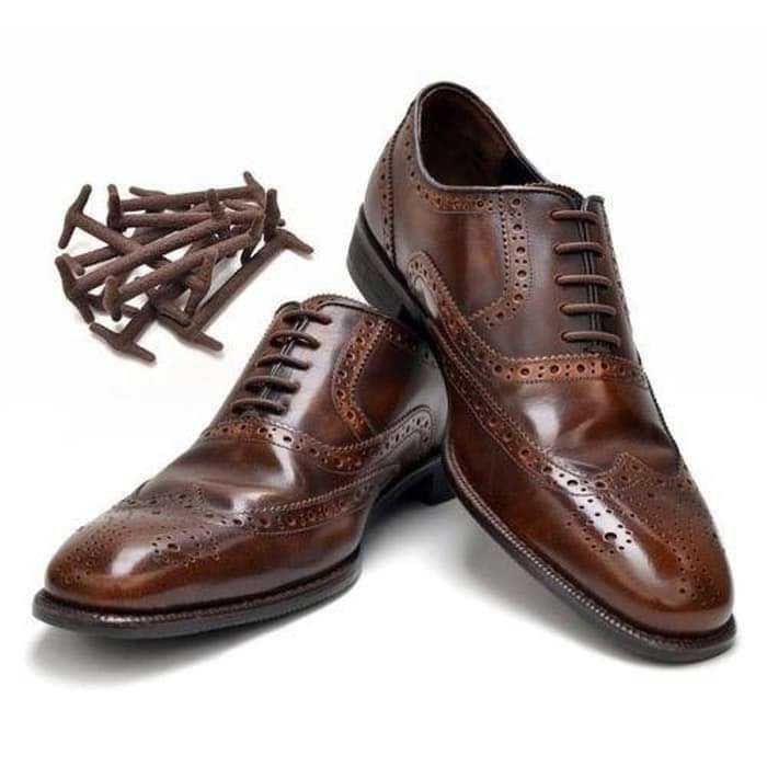Koollaces 4+4 Tali Sepatu Pantofel - Brown - KLCP-BR - 1