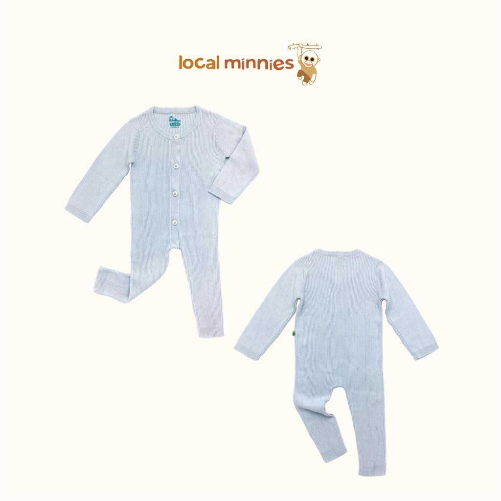 Little Bubba Jumpsuit Knit Long Sky 18-24 Month - LBJL-SKY1824 - 2