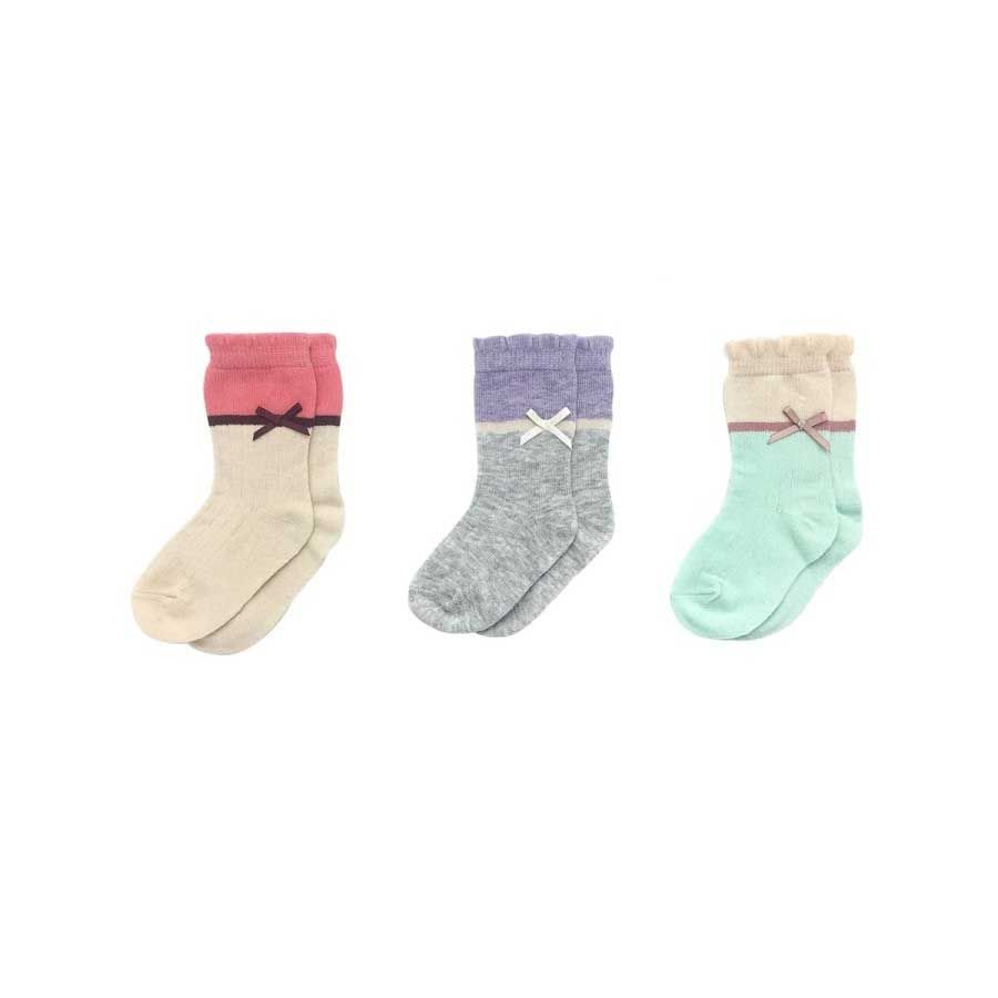 Little Bubba Accessories Sock Set Two Tone 0-6 Month - LBST-0 - 2