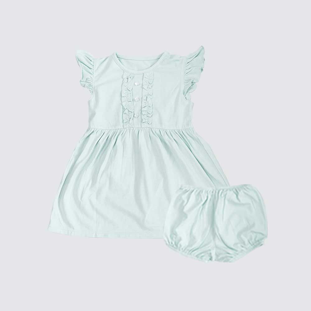 Little Bubba Aurora Dress Pistachio 3-6 Month - LBAD-PIS36 - 1
