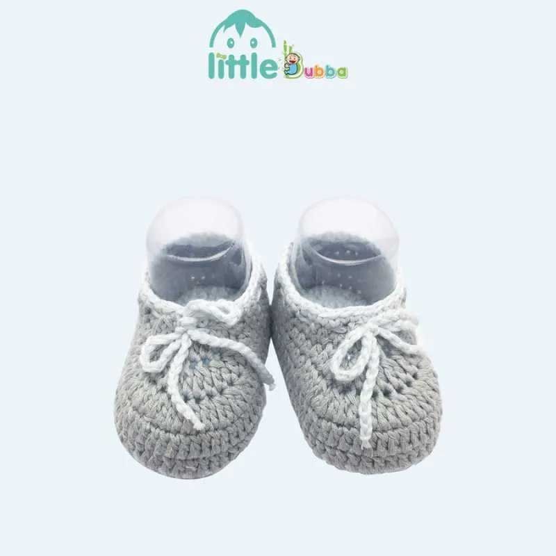 Little Bubba Accessories Handmade Knit Shoes - Drawstring - LBHKS-DRA - 1