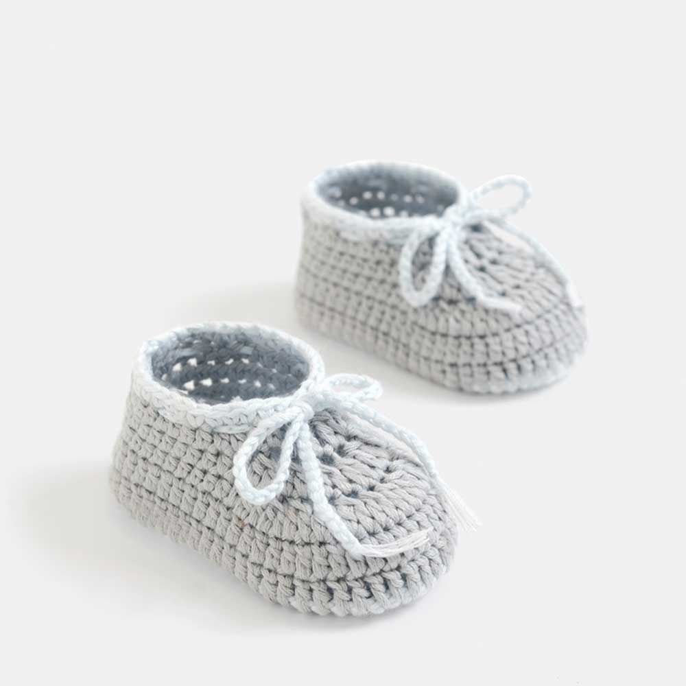 Little Bubba Accessories Handmade Knit Shoes - Drawstring - LBHKS-DRA - 2