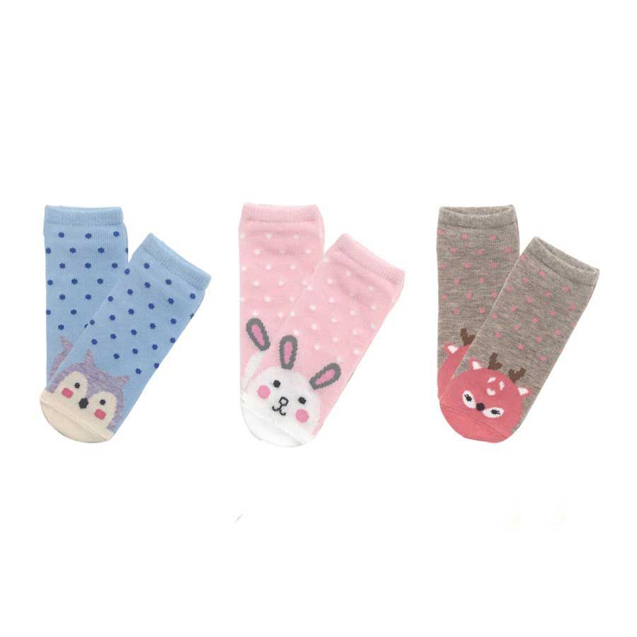 Little Bubba Accessories Sock Set Zoo Girl 6-12 Month - LBSZG-6 - 2
