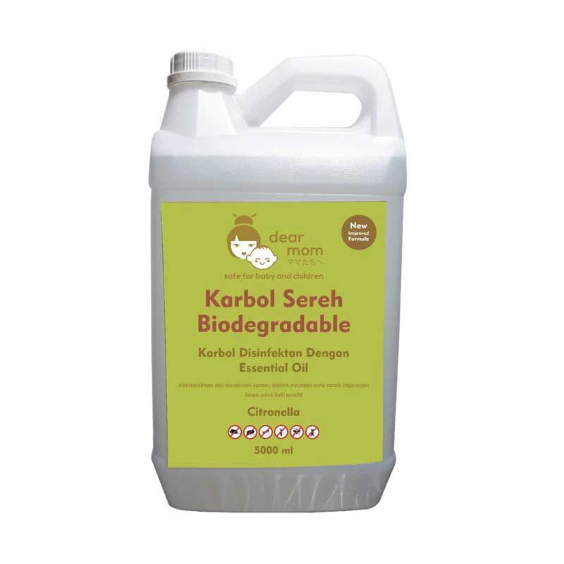 Dearmom Biodegrdable Disinfectant Karbol Sereh 5L - 1