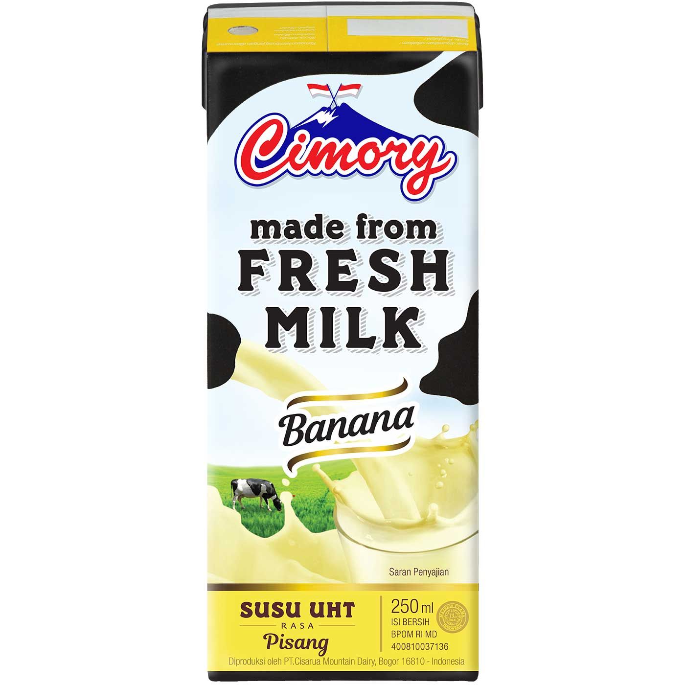 Cimory Uht Milk Banana 250ml  - 1