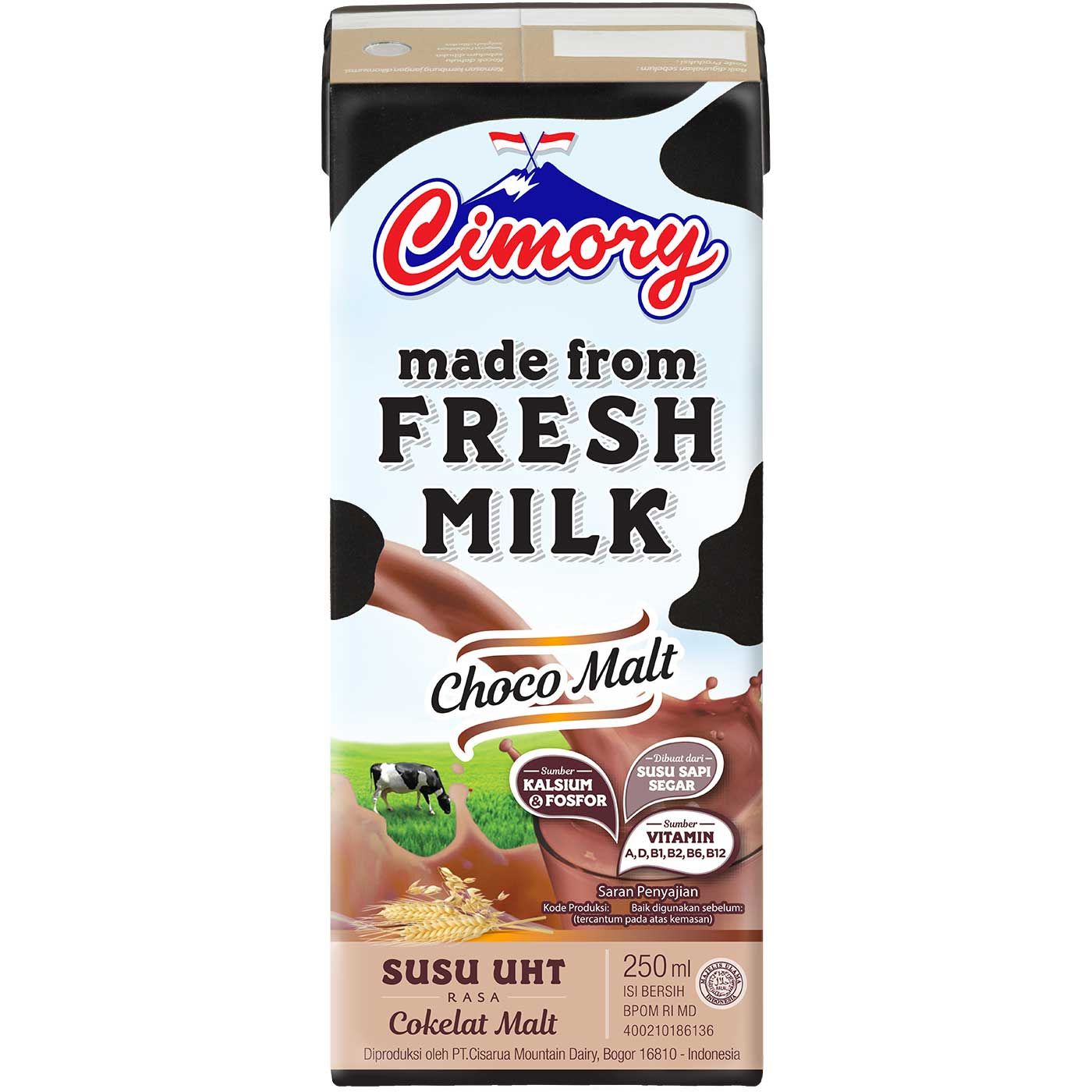 Cimory Uht Milk Choco Malt 250ml  - 1