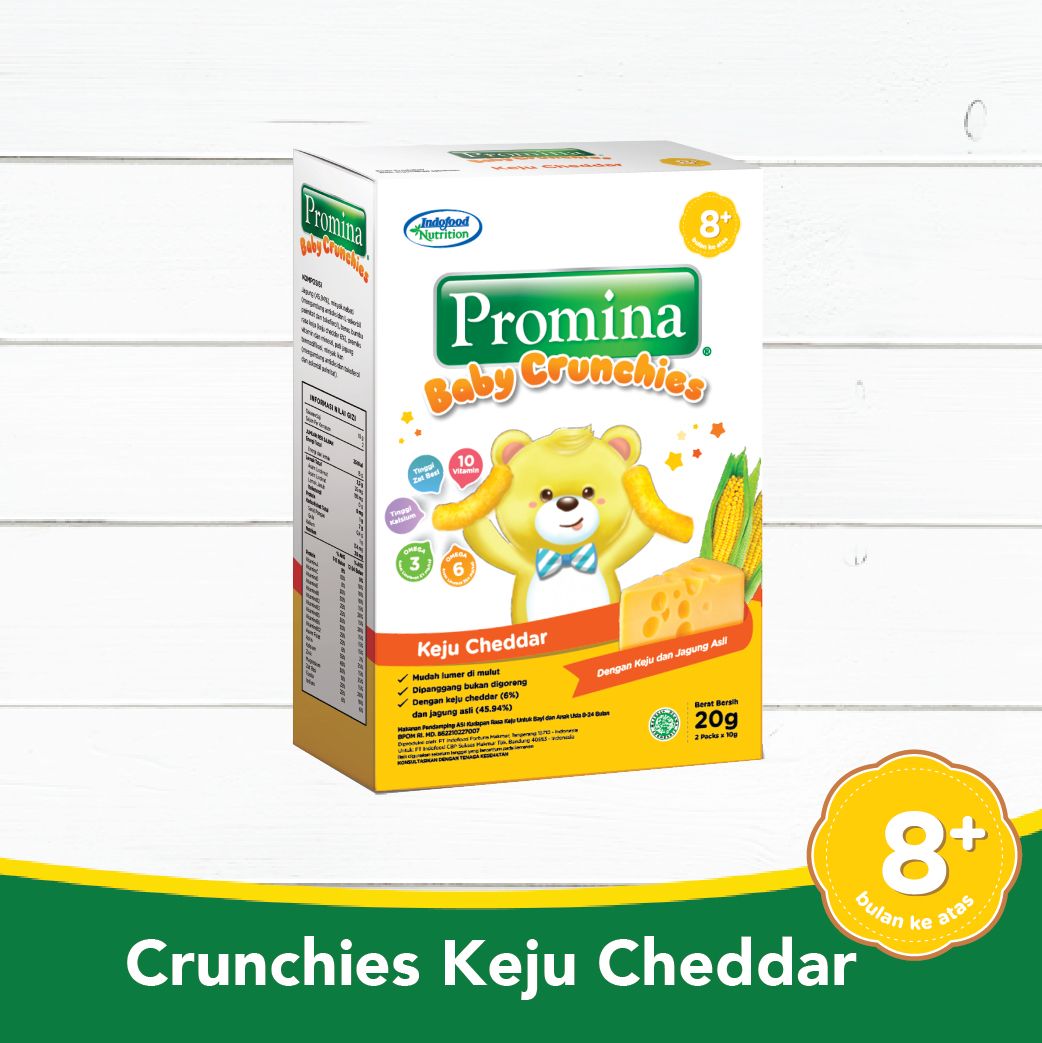 Promina Baby Crunchies Keju Cheddar 20 Gr - 3