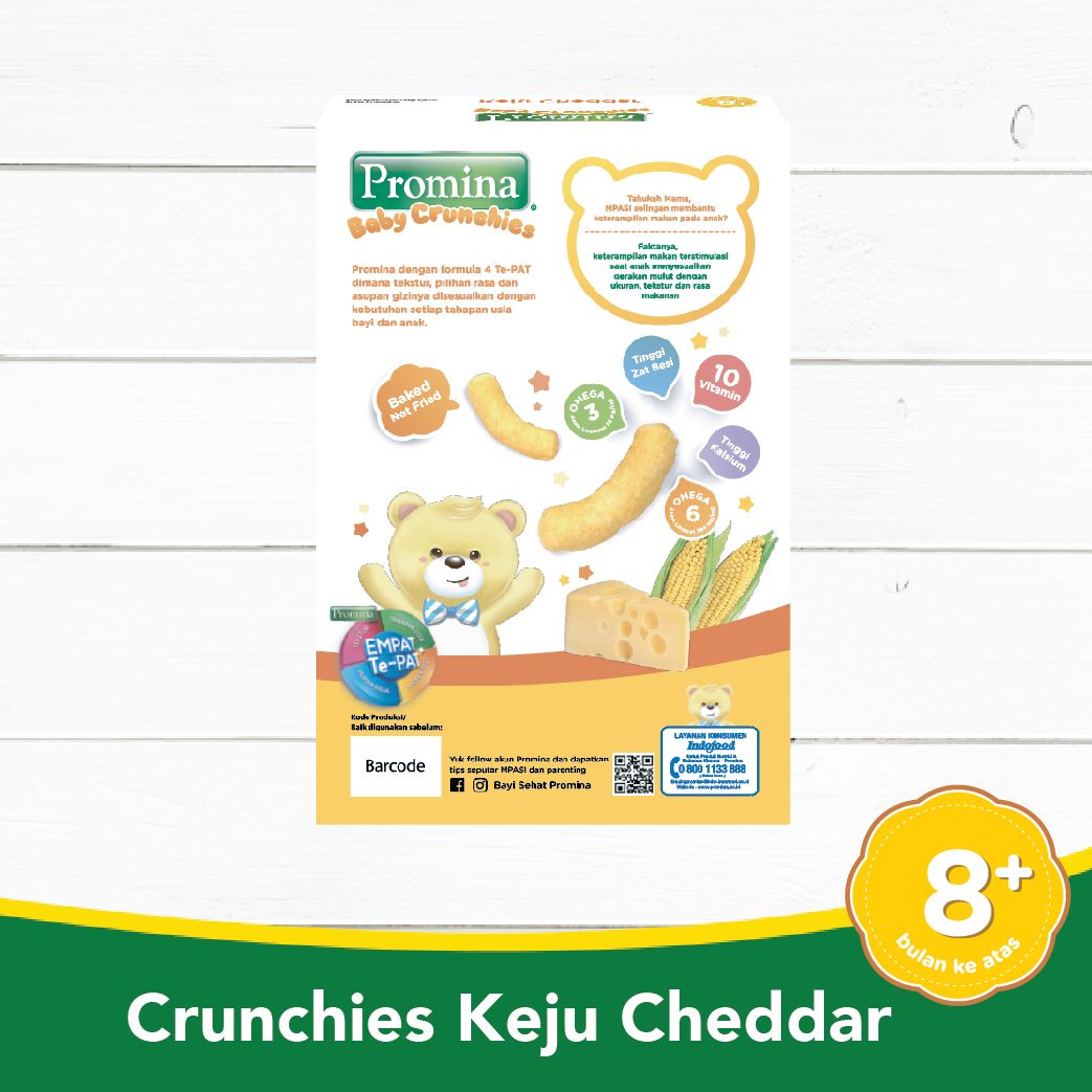 Promina Baby Crunchies Keju Cheddar 20 Gr - 4