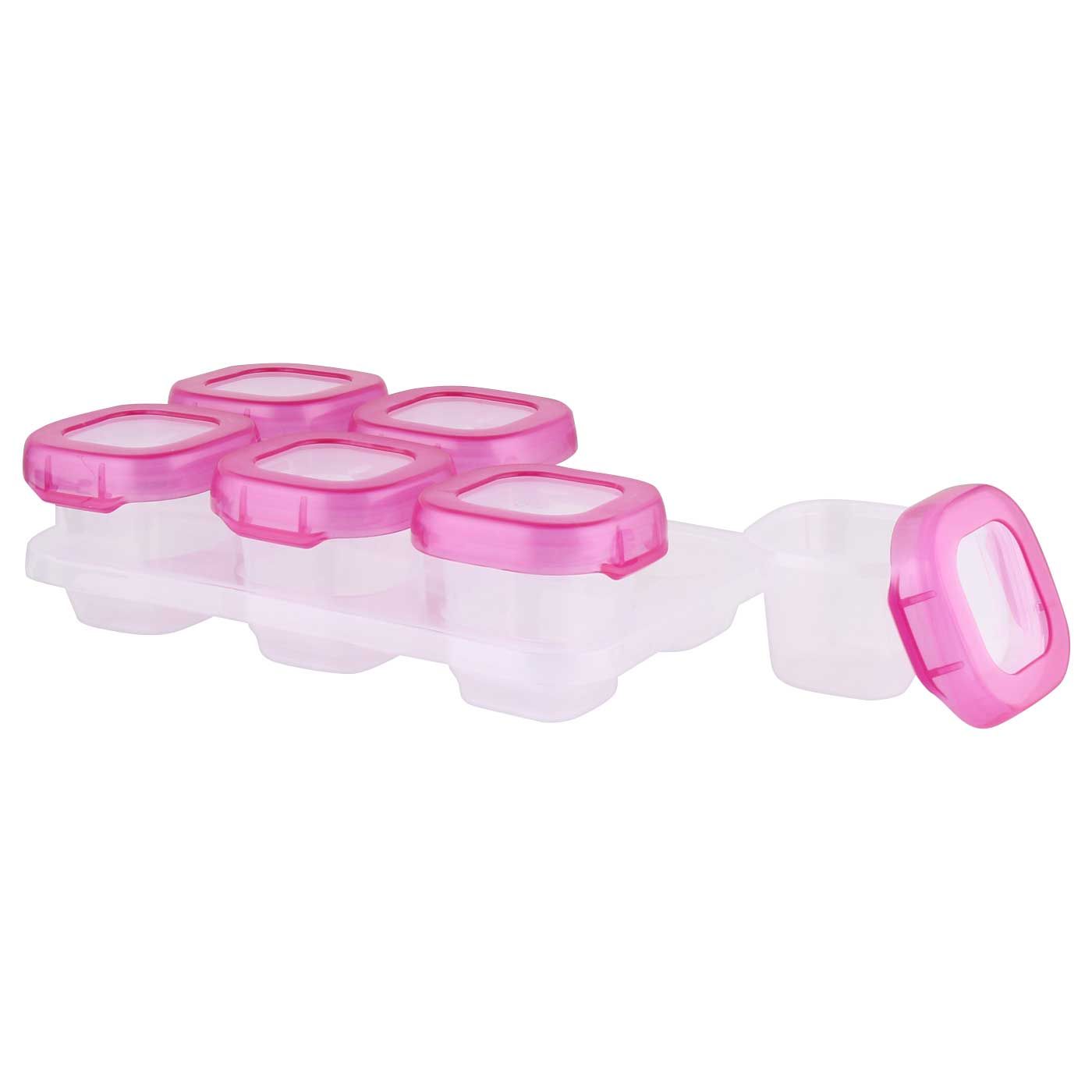Free OXO Tot Baby Blocks Freezer Storage Containers 2oz Pink(Bebelac) - 1