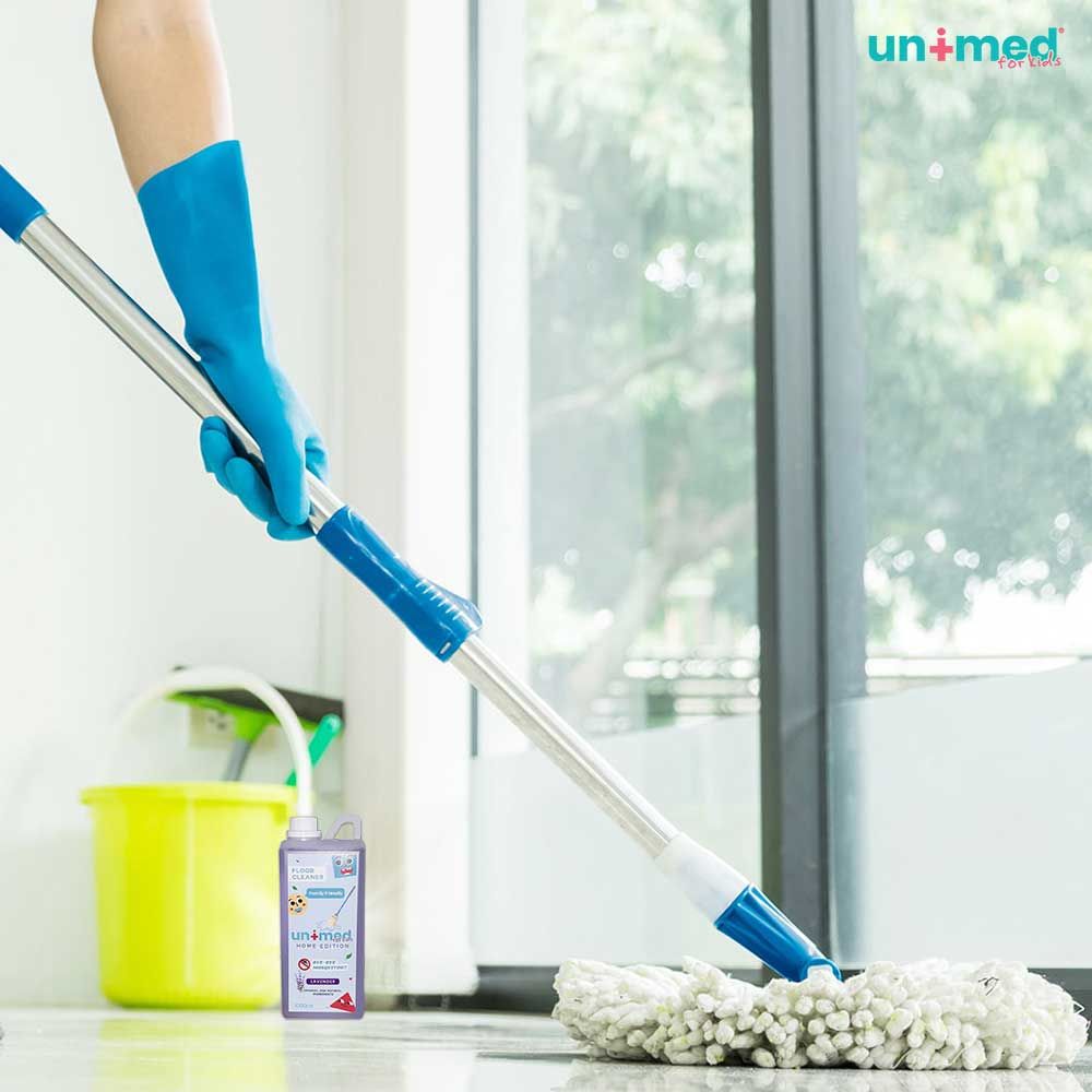 Unimedkids Floor Cleaner Lavender 1000ml - Pembersih Lantai Organik - 3