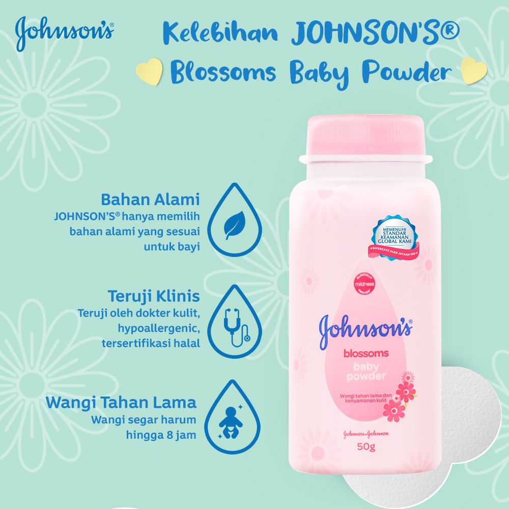 Johnson Baby Powder Blossom 50Gr Monsoon - 3