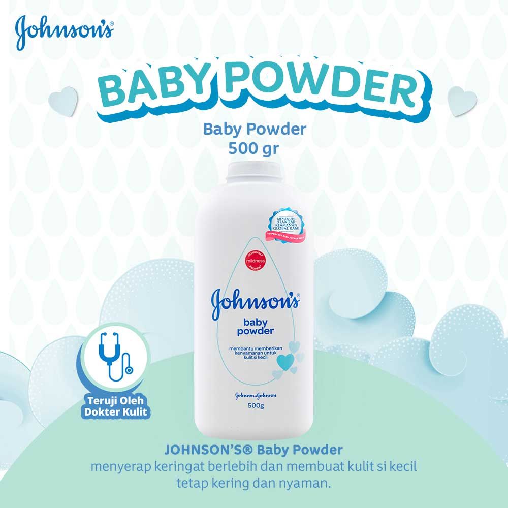 Johnson Baby Powder Regular 500Gr - Monsoon - 2