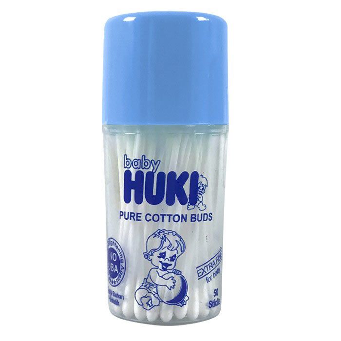 Huki Cotton Bud Pot Baby Ef 50'S -Blue - 1