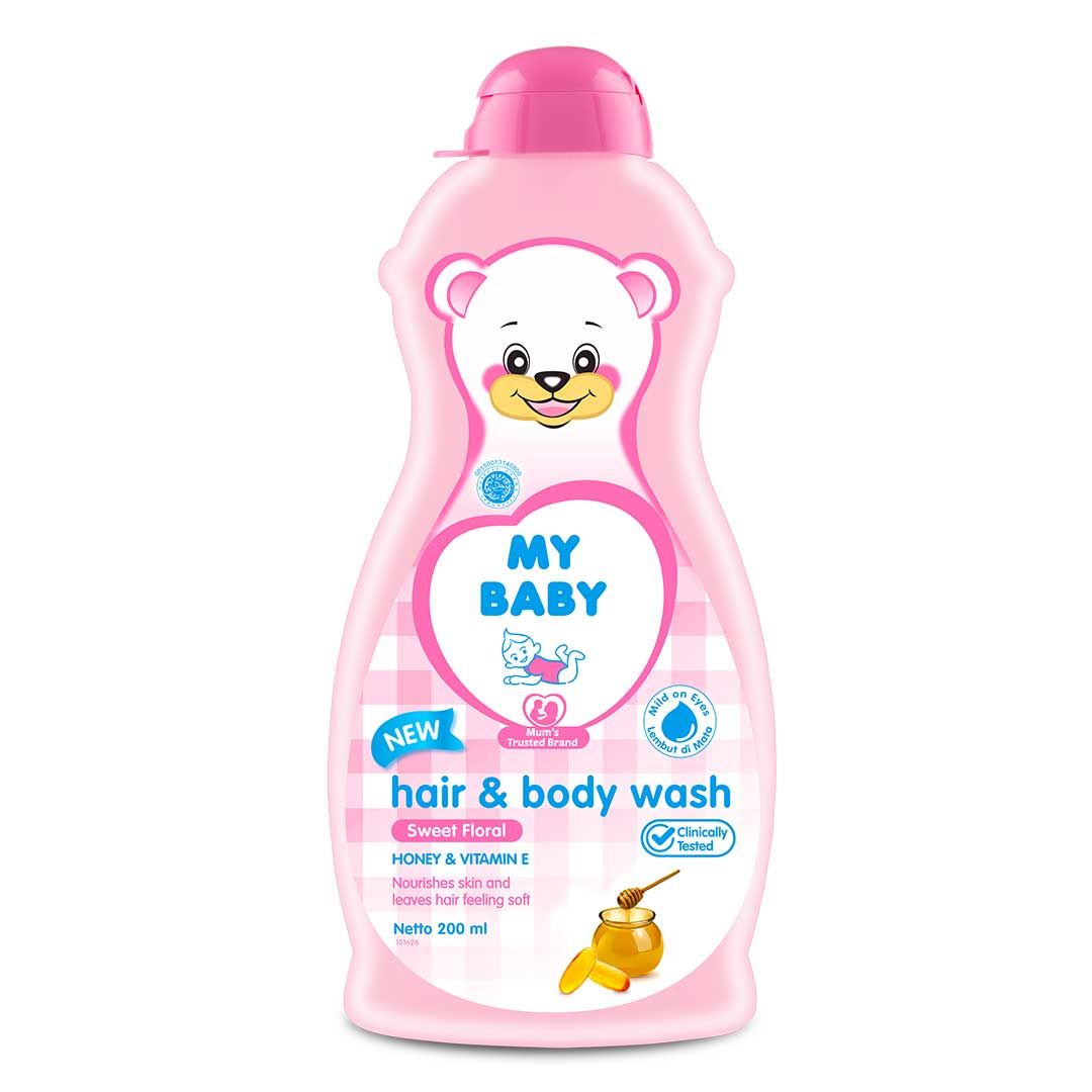 My Baby Hair & Body Wash Sweet Floral 200 ml - 2