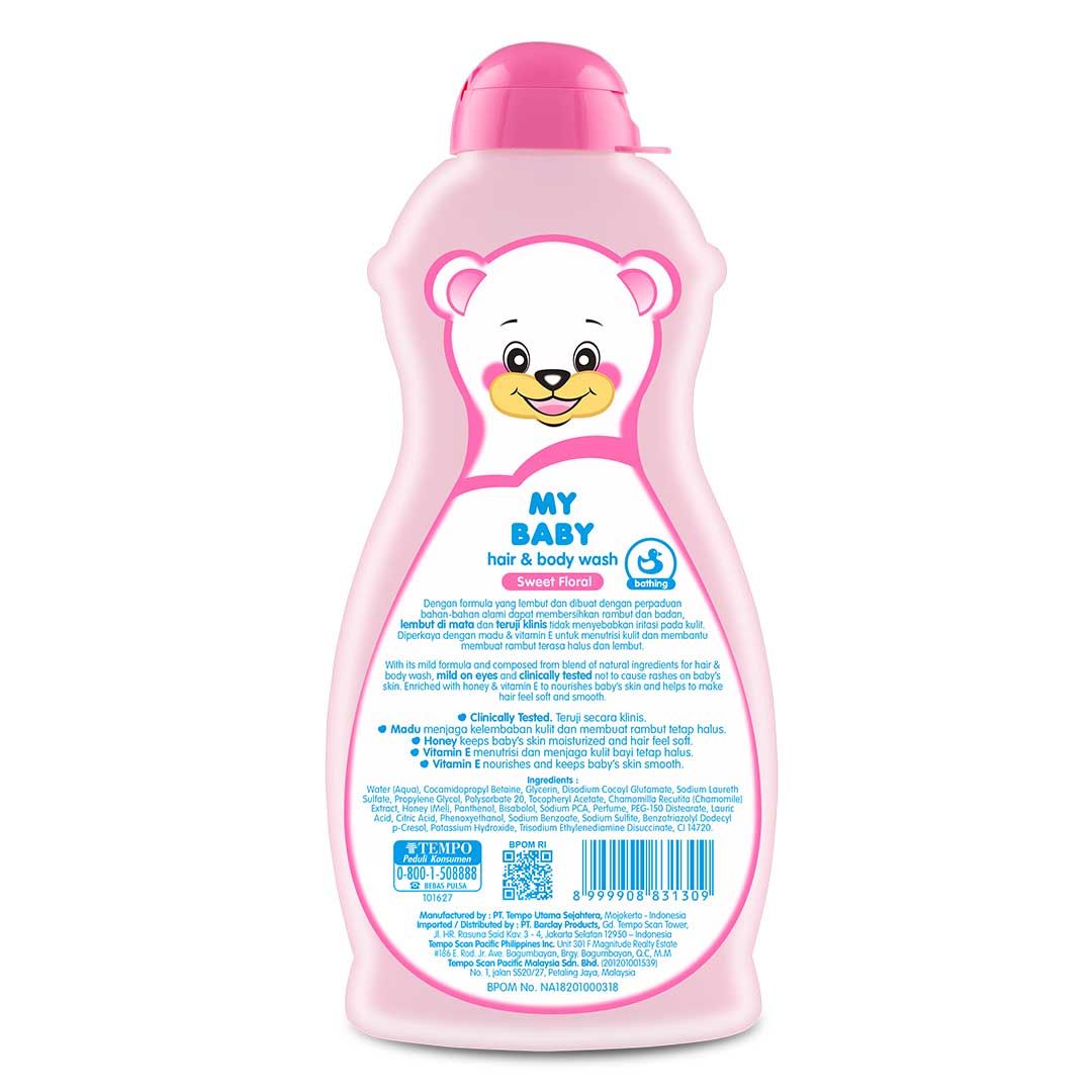 My Baby Hair & Body Wash Sweet Floral 200 ml - 3