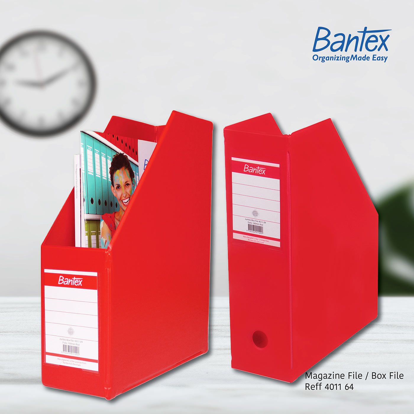 Bantex Magazine Files (Box Files) Folio 10 Cm - 4011 09 - 3