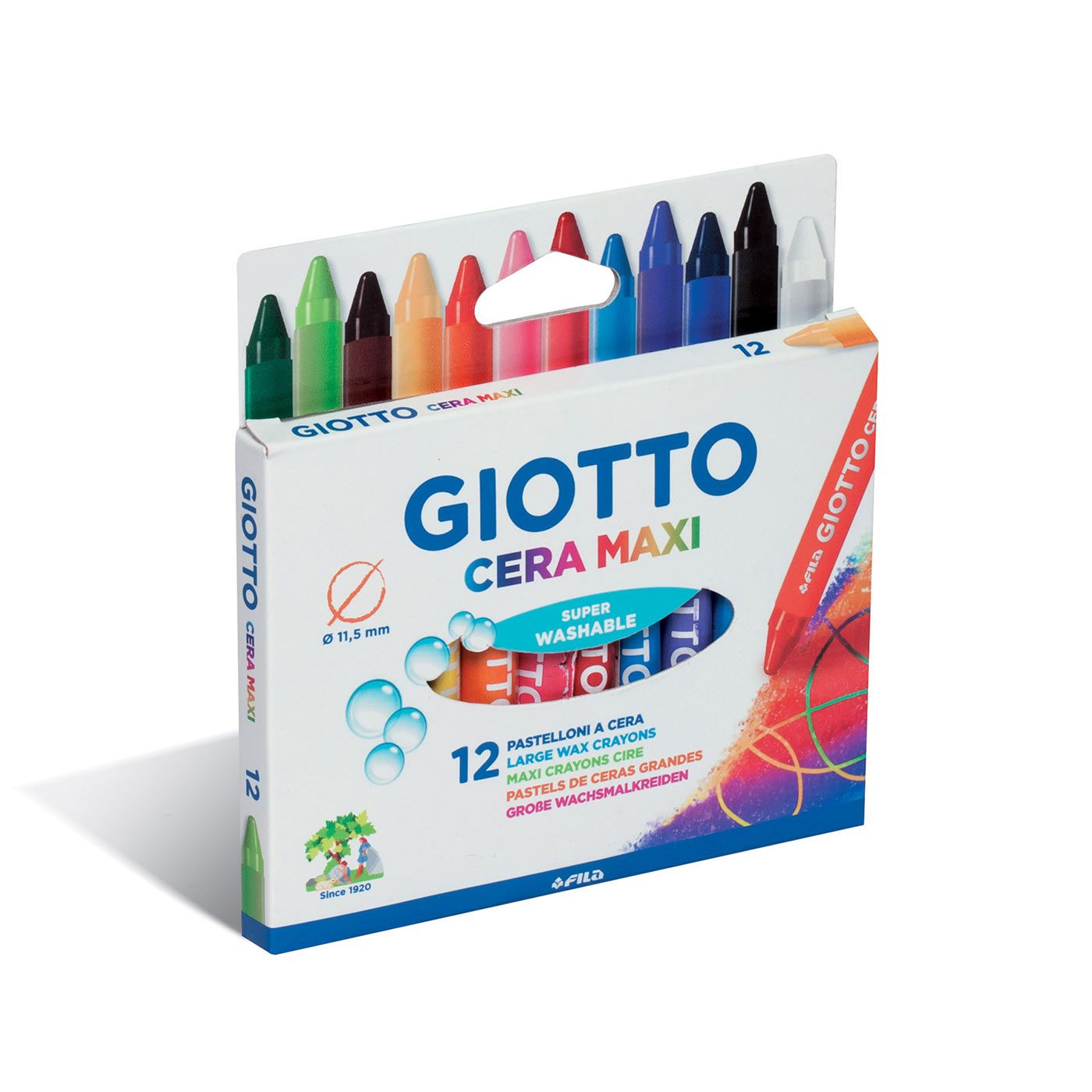 Giotto Giotto Cera Maxi 12 Cols. - 291200 - 1
