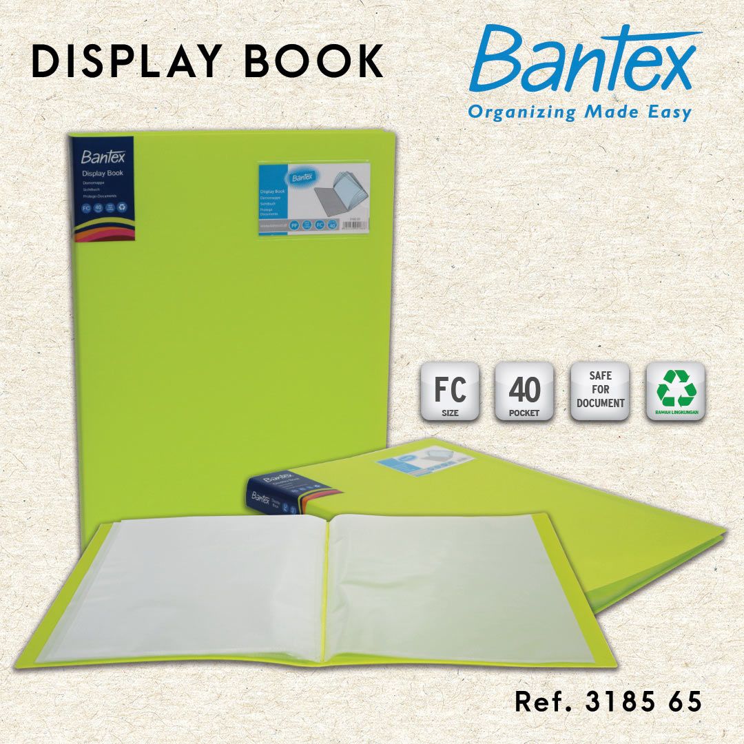 Bantex Standard Display Book 40 Pockets Fc - 3185 65 - 1