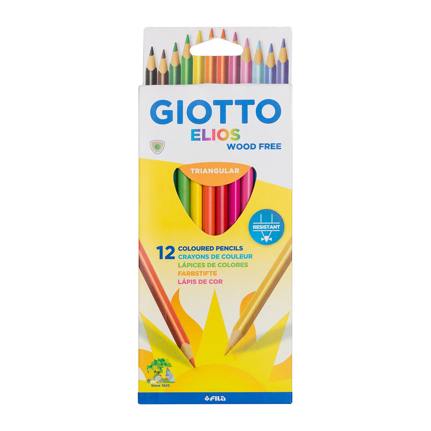 Giotto Giotto Elios Tri 12 Colors Cardboard - 275800 - 1