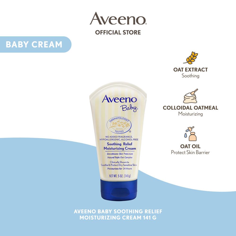 Aveeno Baby Soothing Relief Moisturizing Cream 141gr - 1