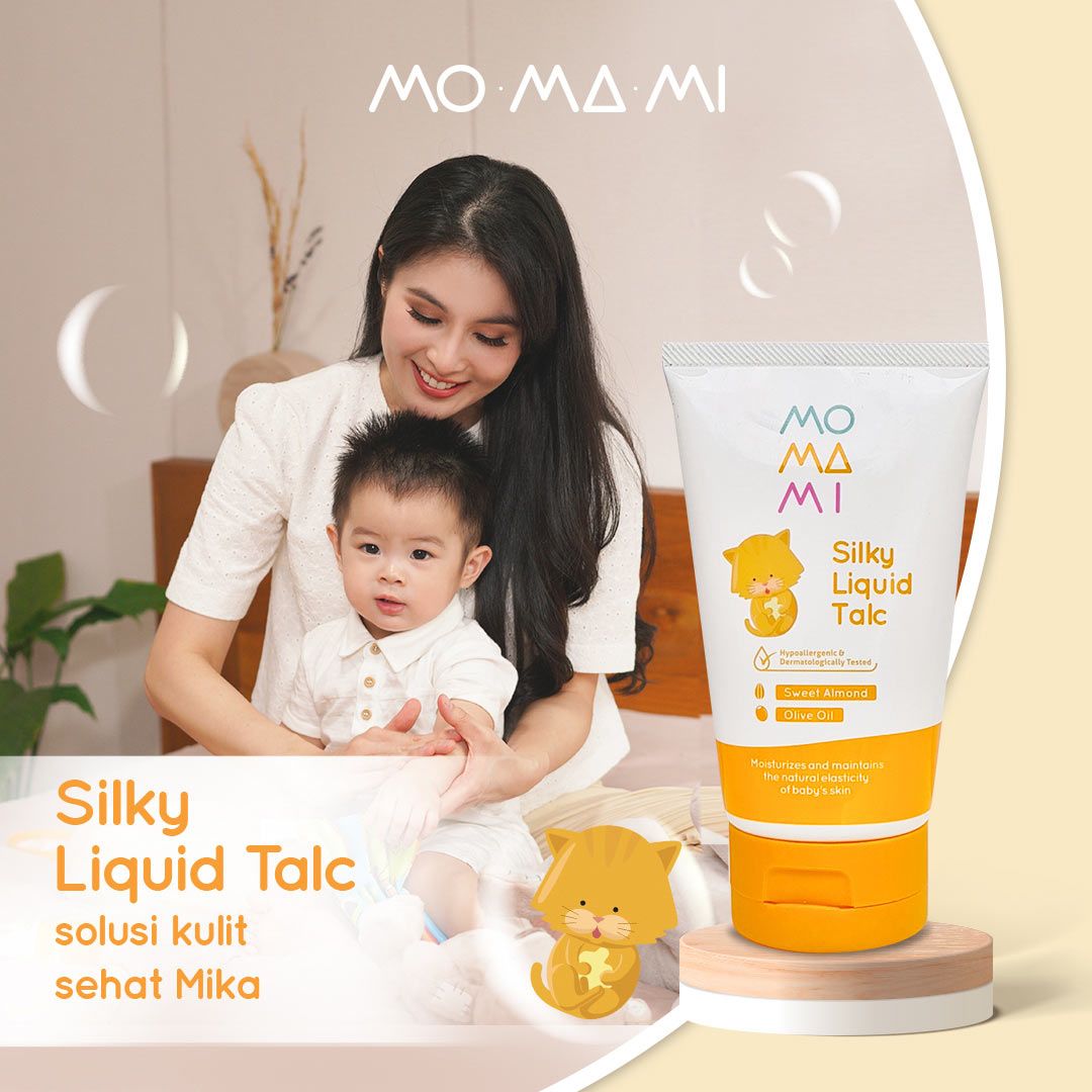Momami Silky Liquid Talc 125ml - 2