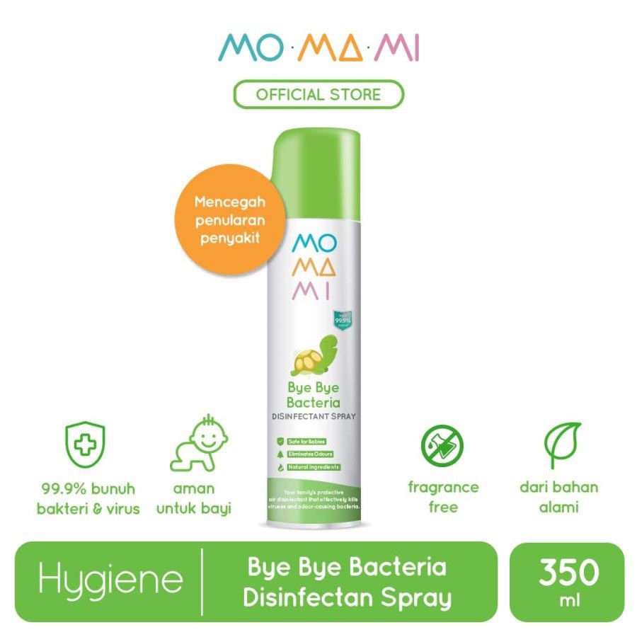 Momami Bye Bye Bacteria Disinfectant Spray 350ml - 1