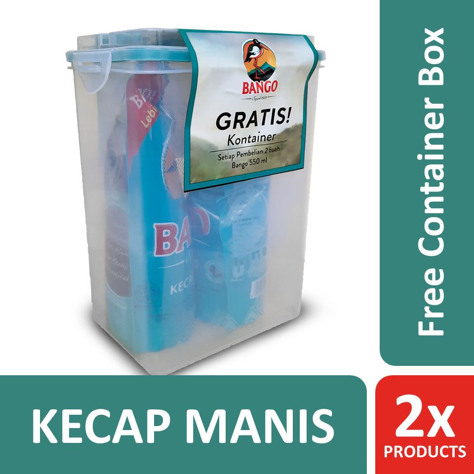 Bango Kecap Manis Box Promo (2x520ml) - 1