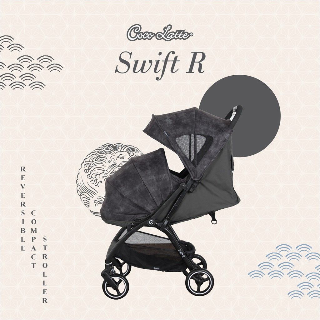 Cocolatte Stroller 5795 Swift Reversible - Grey - 2