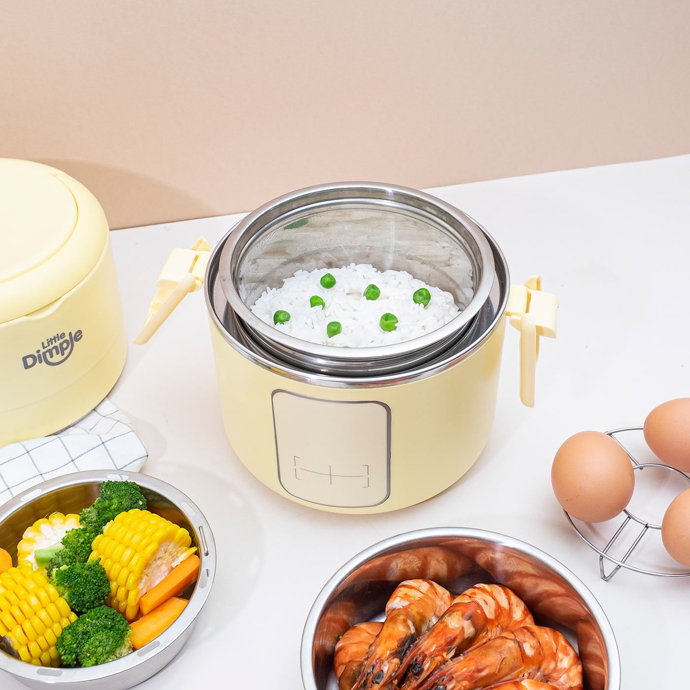 Little Dimple Portable Cooker Yellow - 4