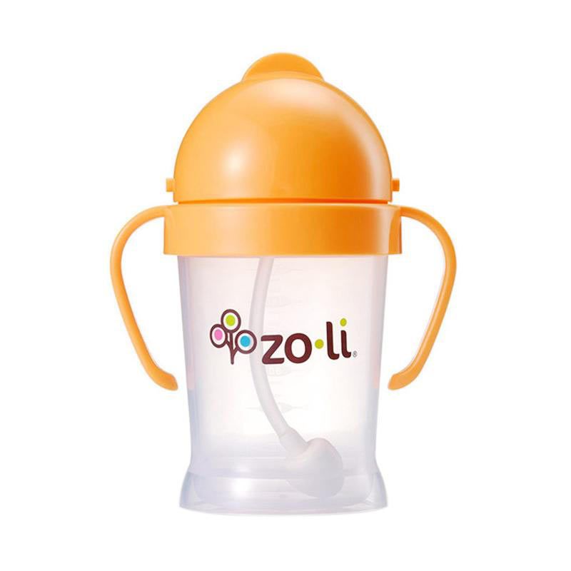 Zoli Bot Straw Sippy Cup - Orange [6oz] - 1