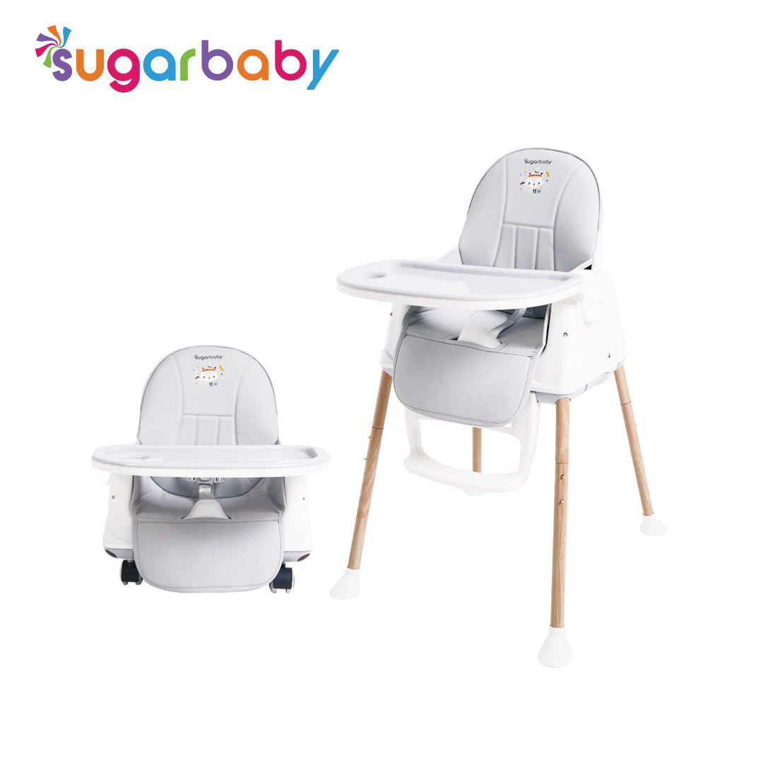 Sugarbaby My Chair (Baby Booster & High Chair) : 6 Growing Stages - Grey - 1