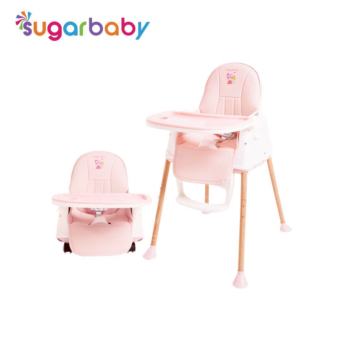 Sugarbaby My Chair (Baby Booster & High Chair) : 6 Growing Stages - Pink - 1