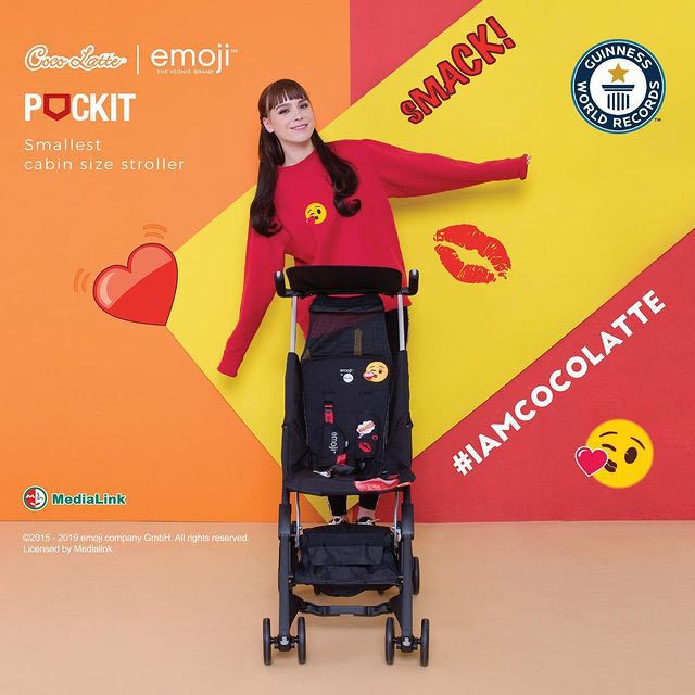 Cocolatte Stroller Pockit x Emoji - 1