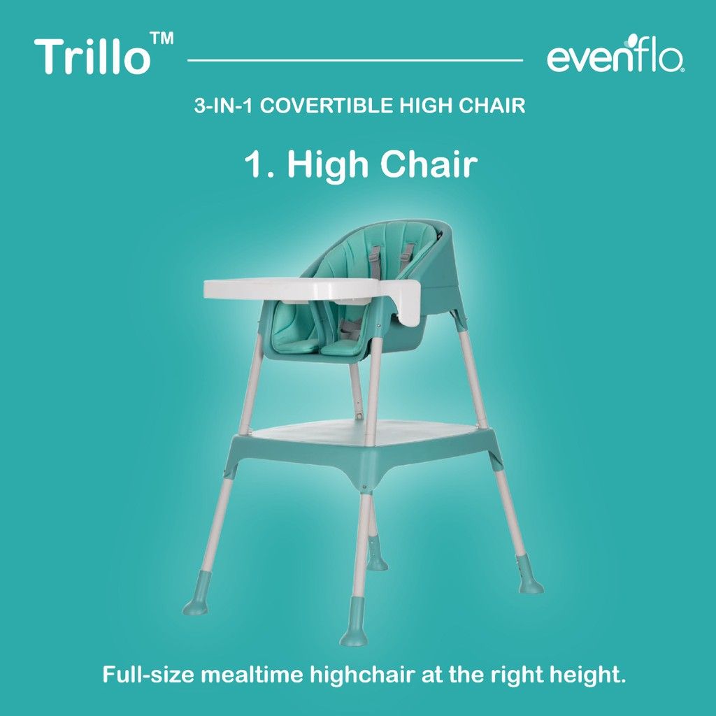 Cocolatte Evenflo Y9312 Trilo 3in1 Highchair - 5