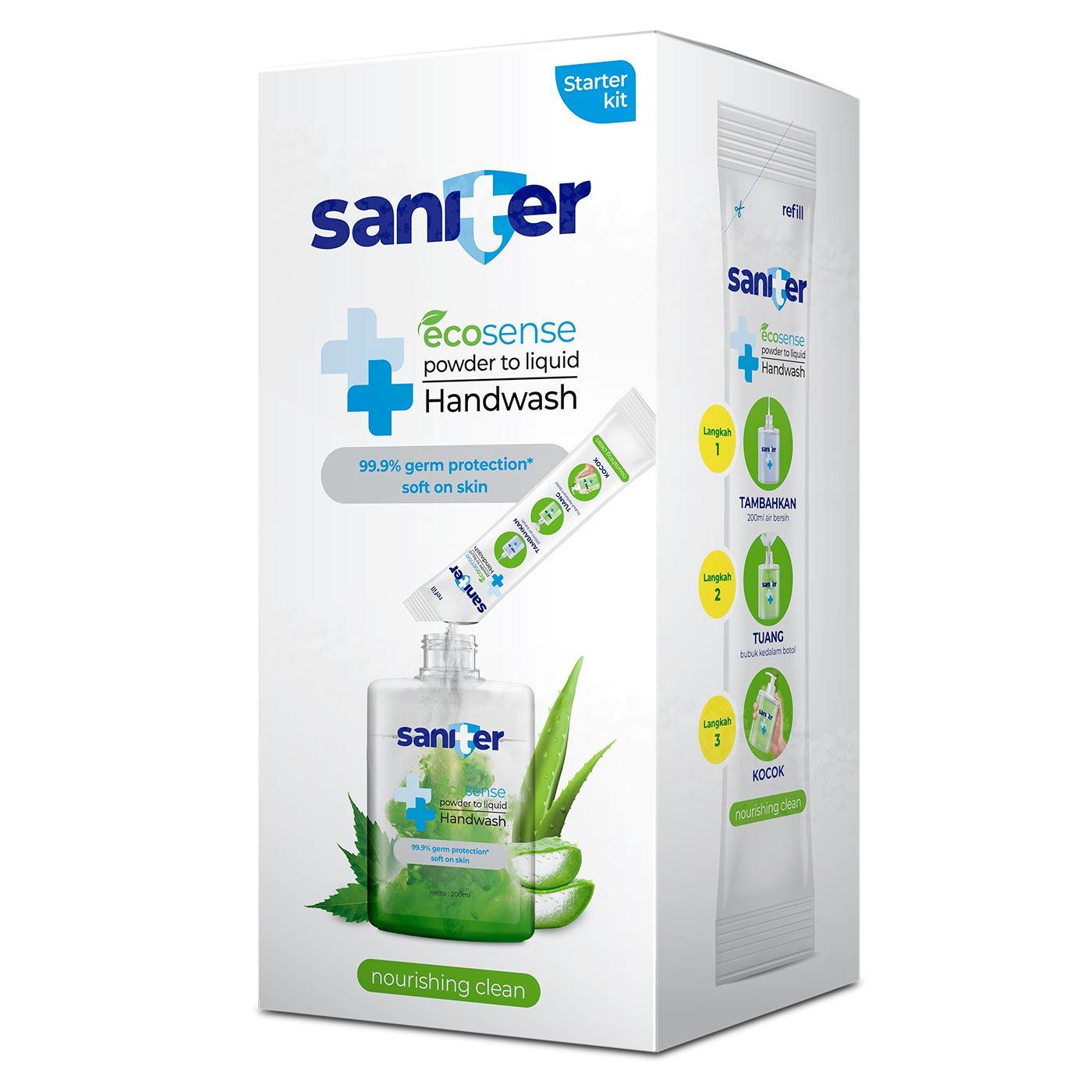 Saniter P2L Hand Wash Nourishing Clean Starter Kit - 1