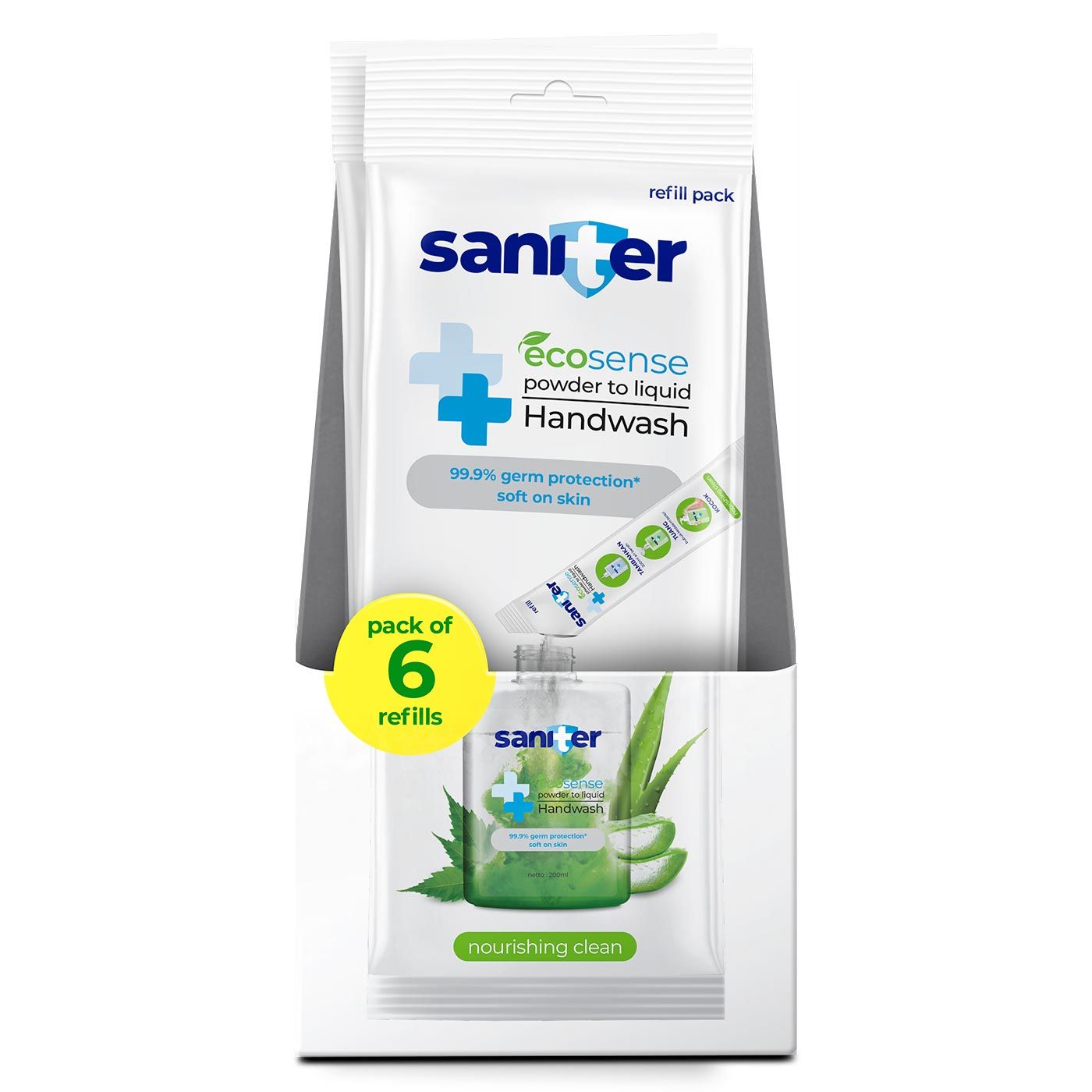 Saniter P2L Hand Wash Nourishing Clean Refill - 1