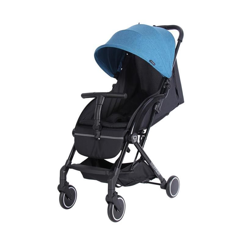 Stuffskin Beebi Baby Stroller Blue STFSKN-BL - 1