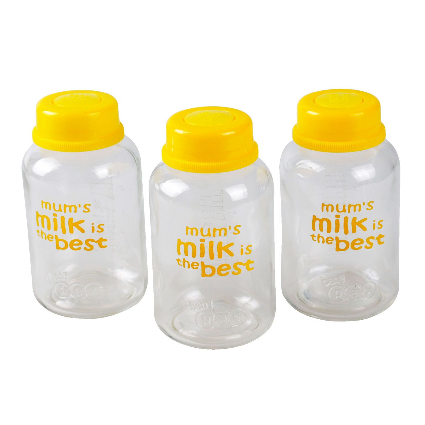 Babypax Breastmilk Glass Bottle Pack 150ml (Isi 3) - 4