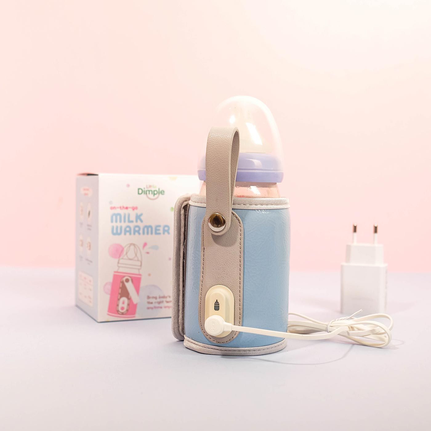 Little Dimple On-The-Go Milk Warmer Round